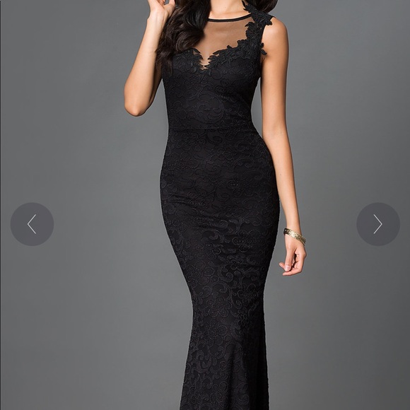Symphony Dresses & Skirts - Brand new black lace gown